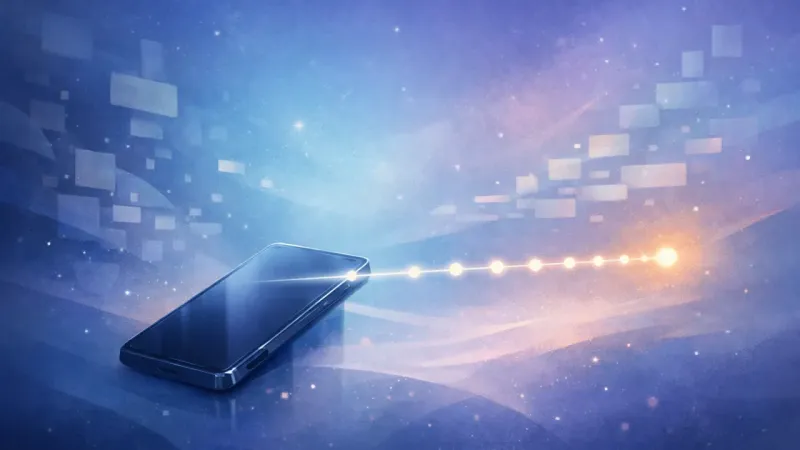 one bright outgoing line punctuated by evenly spaced light beats The Sustainable Signal