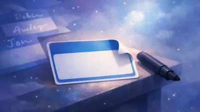 From Blank Name Tag Shame to Curiosity-First Intros at Parties