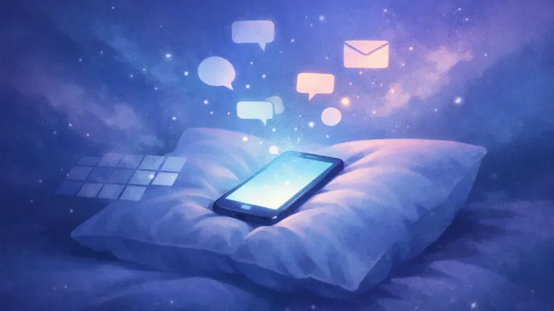 a phone glowing on a pillow like a tiny emergency beacon When Care Becomes On-Call