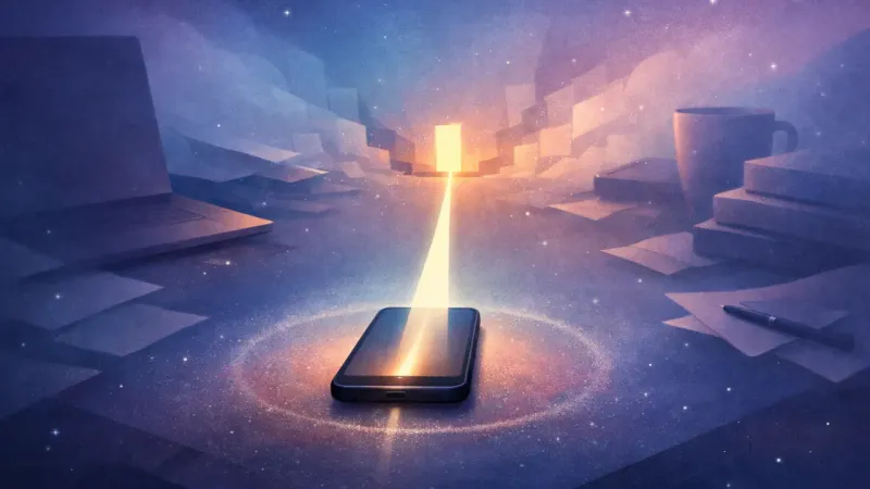 one steady signal line replacing a wall of pulsing rings The Bounded Signal