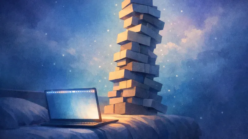 a tab bar so crowded it reads as a single unbroken strip of light When Everything Becomes Urgent