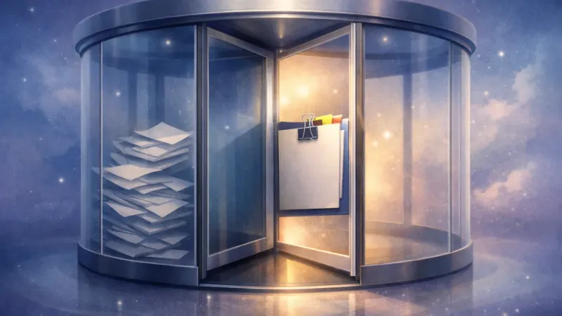 one aligned door compartment carrying a clipped packet cleanly through The Chosen Passage