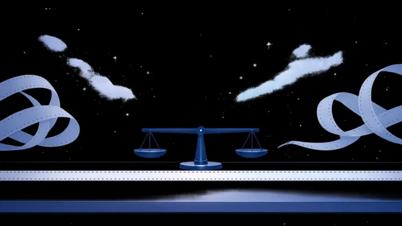 a single straight ribbon-band aligned to a leveled scale beam The Straight Line You Can Repeat