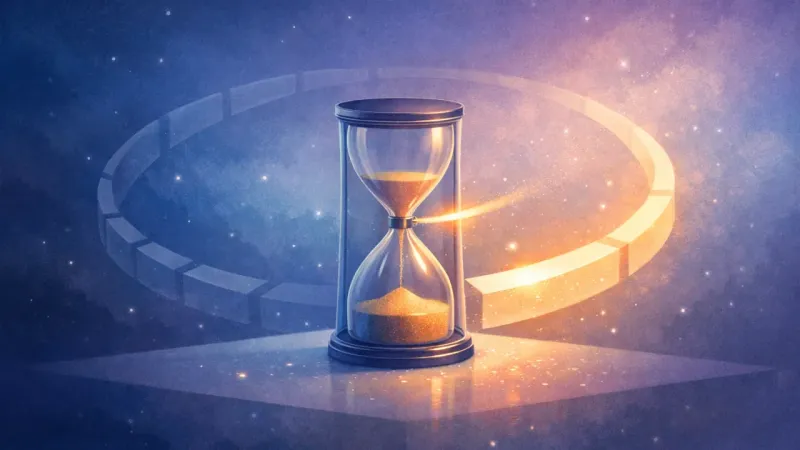 one bright, bounded segment of the former loop aligning with the hourglass valve The Sustainable Channel