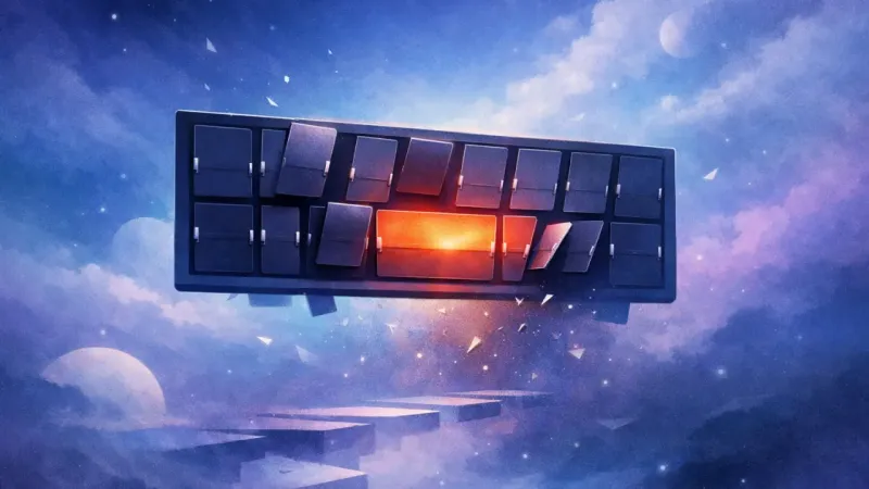 a single departure-board row frozen mid-flip The Refresh Loop