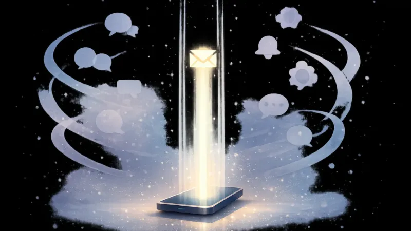 one steady light-column that outshines the fading rings of evidence The Clean Next Step