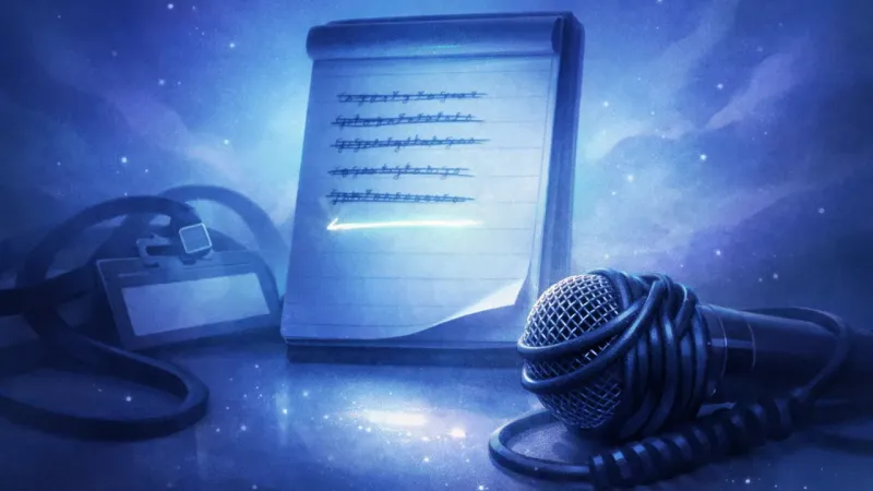 a tight loop of microphone cable cinched around the grille The Spotlight Question