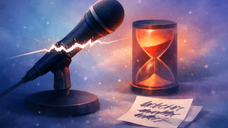 Right Before You Lose the Mic