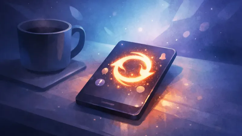 the refresh swirl glowing brighter than everything else The Refresh Reflex