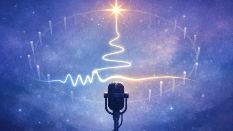 one steady soundwave line aligning to a single star-point while the other measures fade The Usable Voice