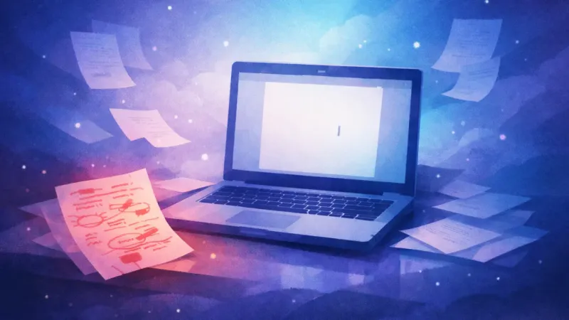 When Old Red Ink Enters the Room