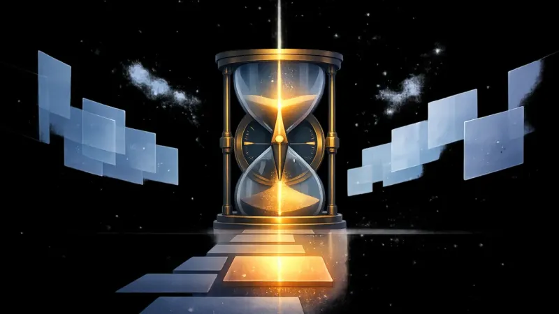 one strengthened strand of light drawing the compass needle into alignment as sand resumes a measured flow The Bounded Experiment