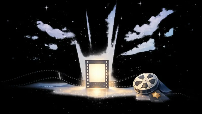 one illuminated frame breaks the loop and gives the ribbon slack The Present-Tense Anchor