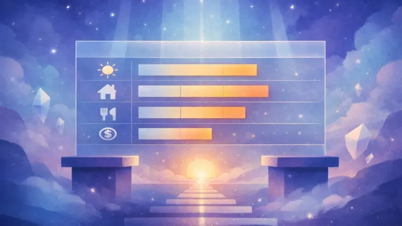 a few fixed rows replace the re-ranking loop The Quiet Grid