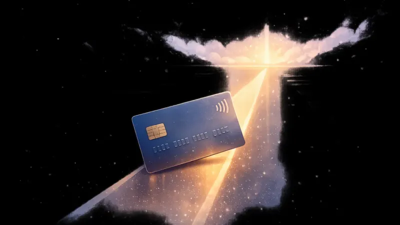 the card precisely aligned with one luminous data-strip while the surrounding audit-echoes fade into quiet reference The One Kind Data Point