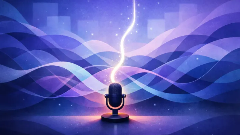 one bright lane emerging through a knot of overlapping waveforms When the Room Won’t Pause