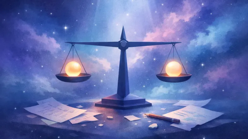 two perfectly matched weights hovering in near-identical balance The Midnight Toggle