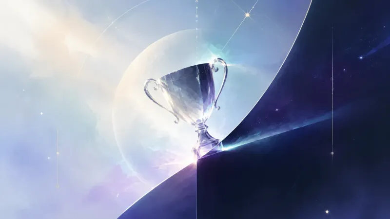 a glass trophy half-in-light, half-in-shadow The Reflex to Shrink