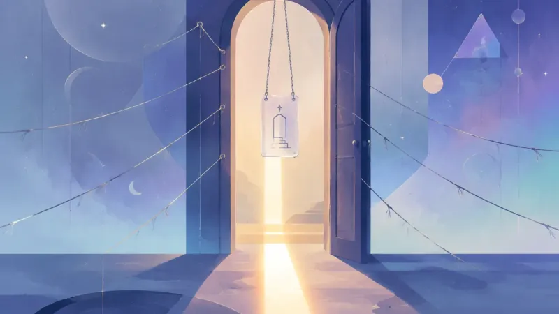 one warm guiding beam breaking the symmetry of the cords while the placard becomes singular The Clear Threshold