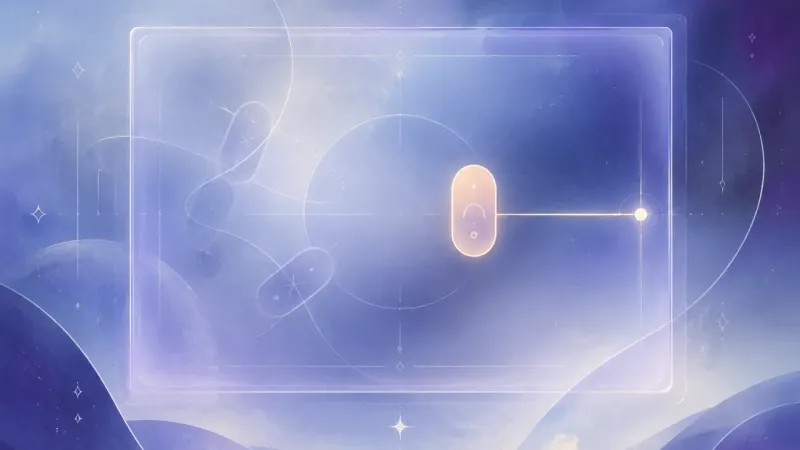 one crisp contact chip aligned to a single bright consent line The Mutual Entry