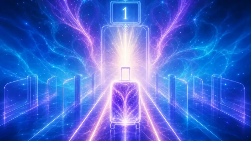 the suitcase finding stable alignment with one clear lane The Chosen Checkpoint