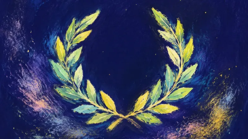 The Open Wreath A reopened laurel wreath regaining rhythm and balance, representing career choices led by fit, new
