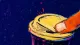 Sealed Before Speaking A takeout cup lid pressed nearly shut by a tense thumb, symbolizing a hidden preference sealed away,