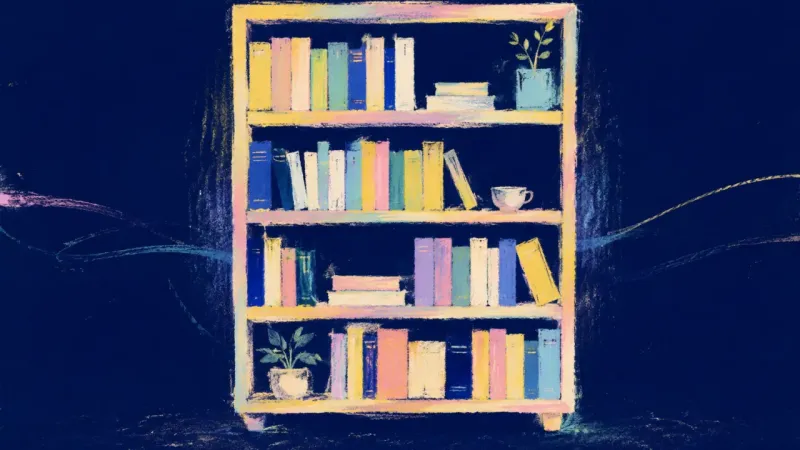 An abstract image of commitment anxiety easing as a shared structure regains balance, space, and