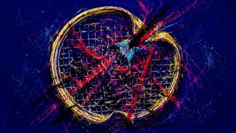 An abstract depiction of a feedback-triggered imposter spiral, where inner sorting collapses into p