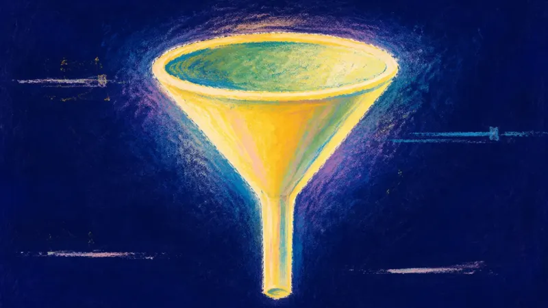 Open Channel A restored funnel with a clear open passage, representing firm boundaries and direct parent-to-paren