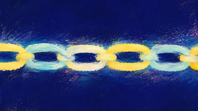 An abstract representation of rejection sensitivity easing, with connection reopened into balanced,