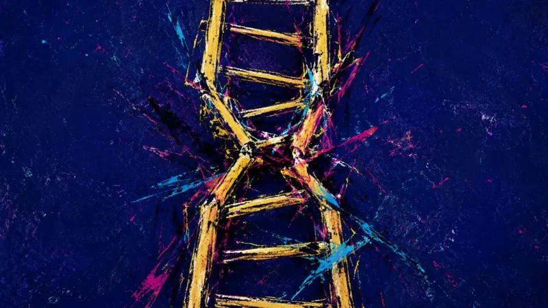 Trial Rungs A warped ladder trapped in chaotic pressure, representing workplace email scrutiny, over-defensi