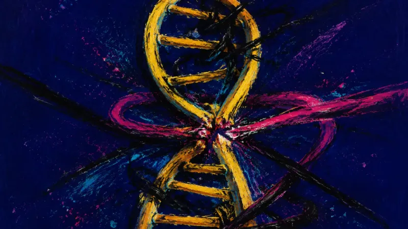 An abstract ladder twisted into imbalance, representing overplanning, choice paralysis, and the