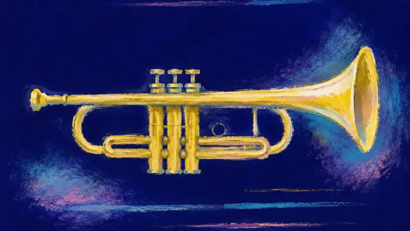 Answered Call A restored trumpet with open balanced contours, expressing calm submission, self-trust, and readines
