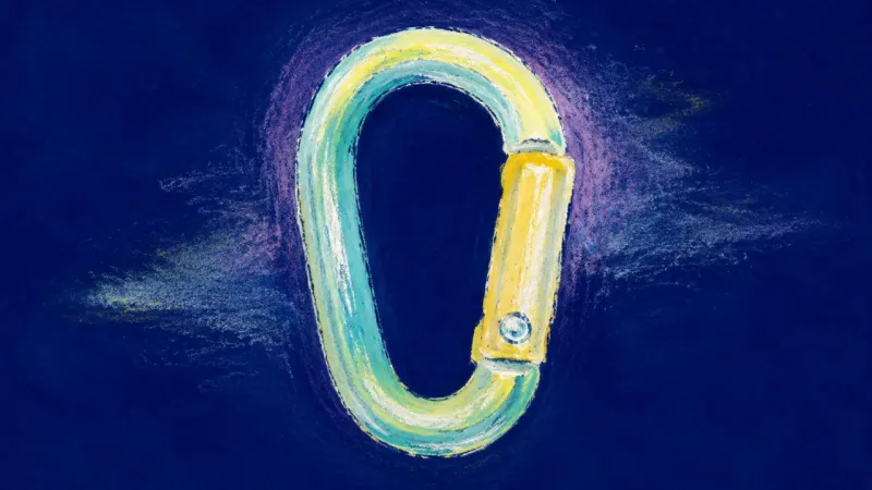 Restored Closure A restored carabiner in balanced closure, symbolizing honest communication, steadier trust, and a b