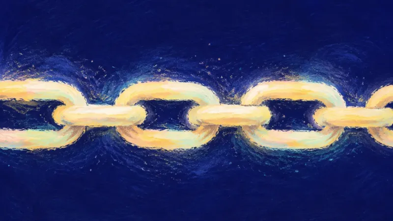 Links Regain Measure A chain restored into balanced open links, representing clear accountability and steadier belonging