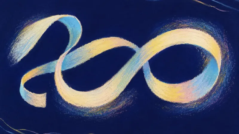 Unknotted Boundaries A ribbon opened into a calm, ordered form, representing clear boundaries, early honesty, and steadie