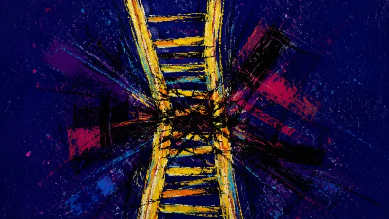 A visual metaphor for burnout and blocked recovery, where daily effort is bent into a cramped, airle