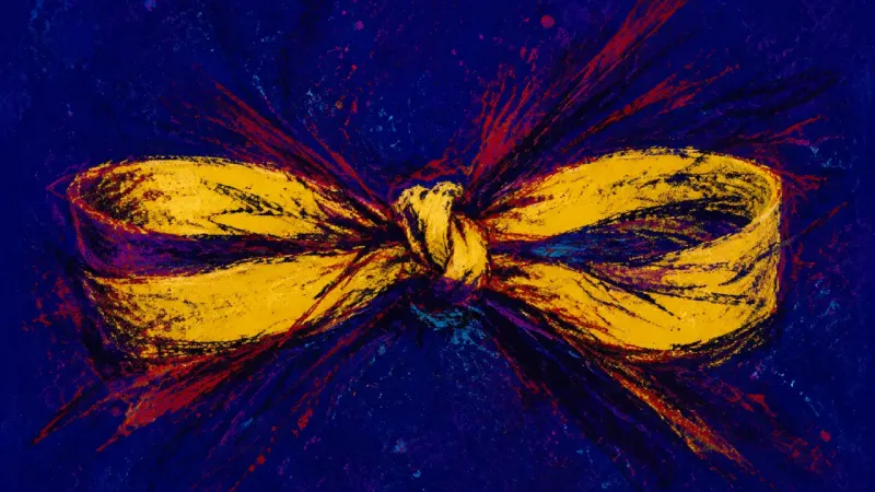 Bound Sight An abstract visual of raise-talk anxiety, with self-worth constricted by inherited shame and fear of