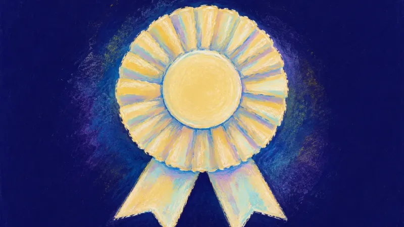 A restored rosette with balanced contours, representing steadier self-worth, clear communication,