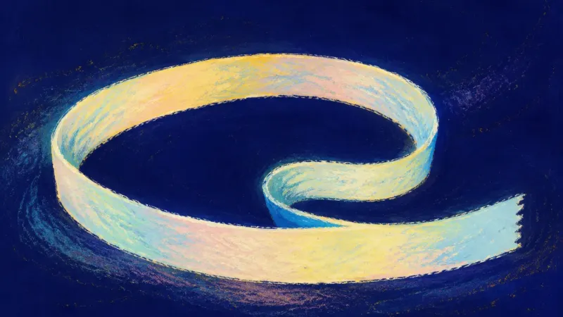 Restored Measure A ribbon opened into a balanced loop, representing a pause before spending, honest accounting, and c
