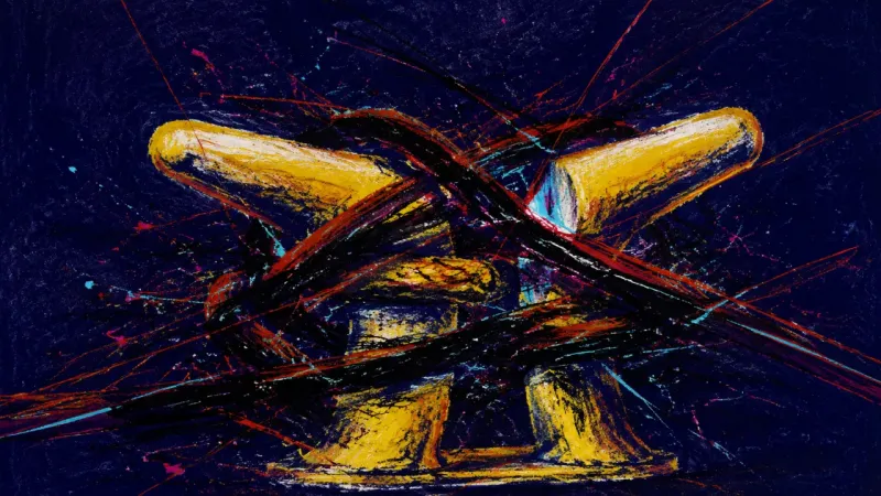 Bound by Proof A mooring cleat constricted by chaotic pressure, representing dread, over-explaining, and eroded pri