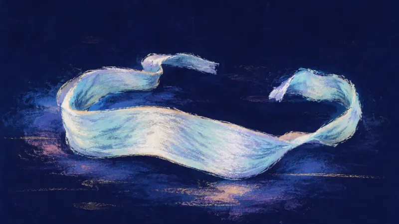 An abstract representation of relationship clarity returning, where direct honesty restores steadier