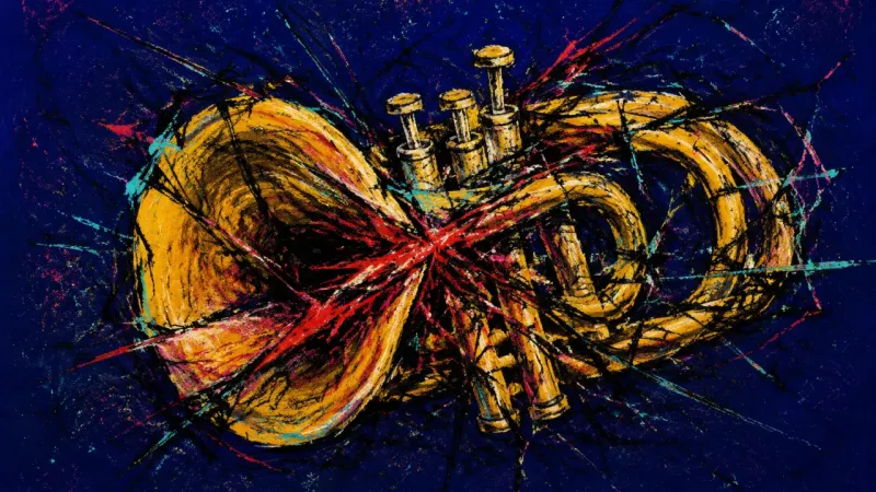 Choked Register A warped trumpet bound into a dense tangle, representing shame-driven self-censorship and fear of�