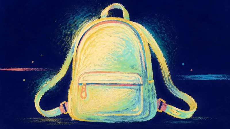Restored Capacity A backpack restored to balance, representing boundaries, recovery, and sustainable pacing acrosswork