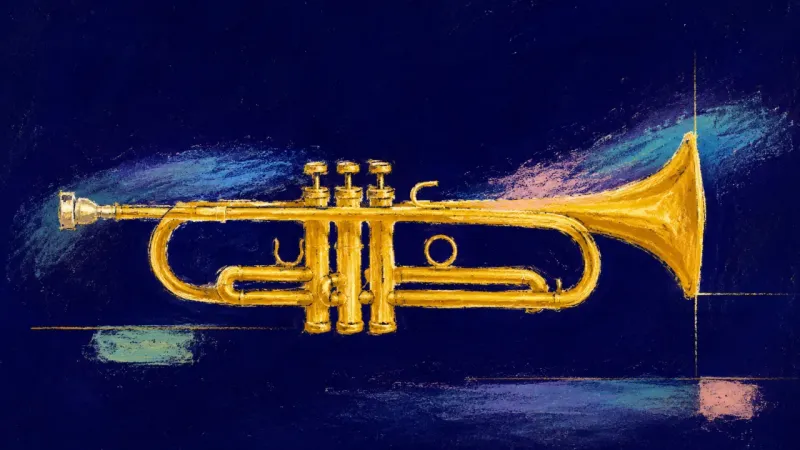 An abstract trumpet restored to clean order, representing a lease decision becoming manageable через