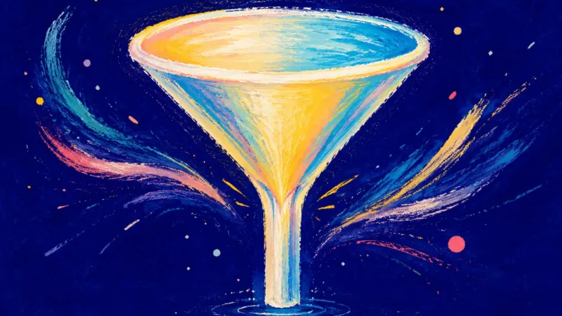 Clear Channel An abstract funnel restored to an open form, representing calm boundaries and a voice that stays s