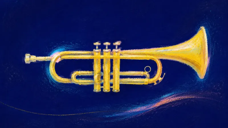 A restored trumpet in calm order, expressing a readable career story and growing trust that theightt