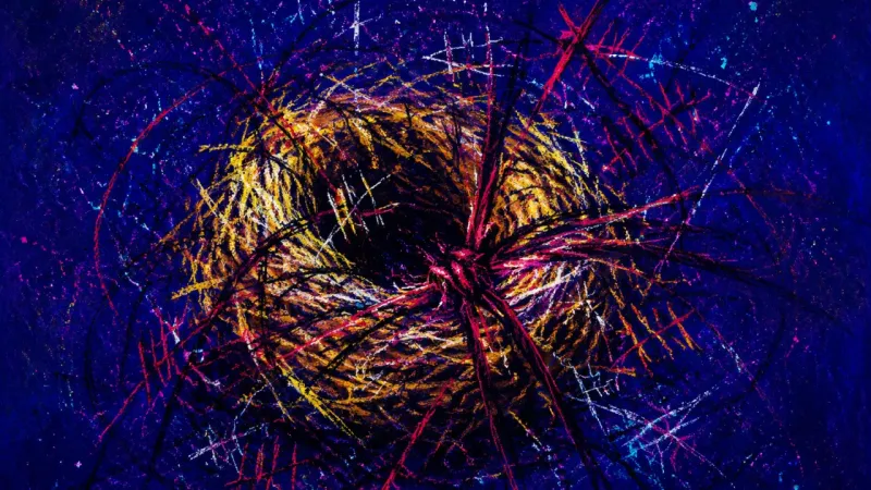 An abstract visual of exclusion anxiety, where obsessive checking and shame collapse the sense of