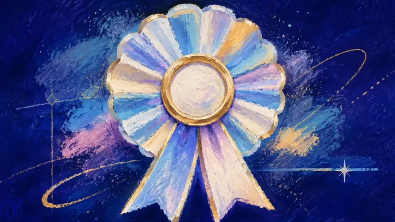 Quiet Worth A restored rosette in balanced form, representing self-respect, steadier effort, and a calmer respon